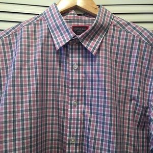 UNTUCKIT Large All Cotton Wrinkle Free Men’s Shirt